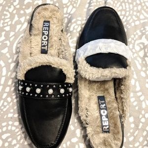 Report faux fur slides